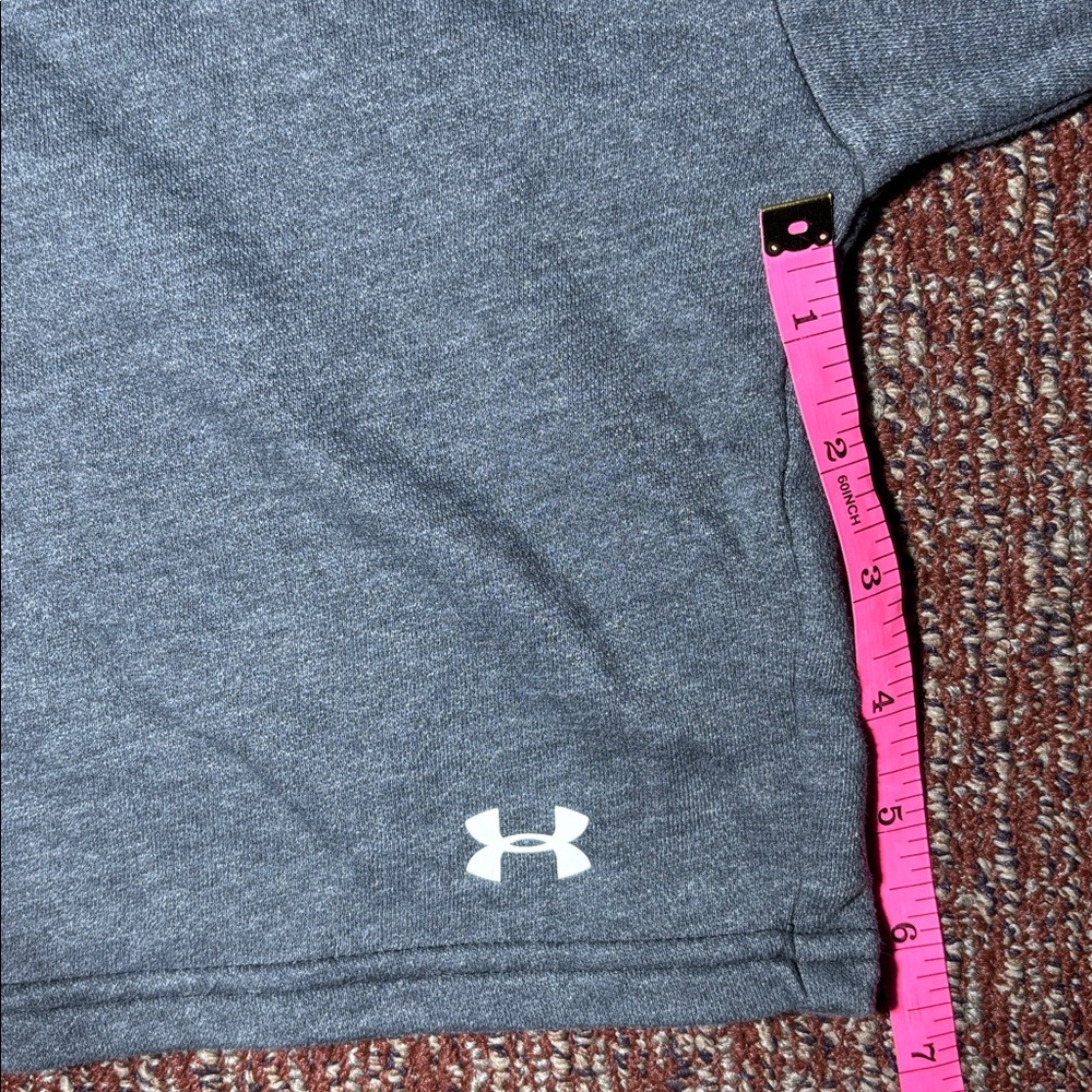 cropped charcoal hoodie mesh panel wide fit crop sweatshirt boxy relaxed active - Picture 14 of 14